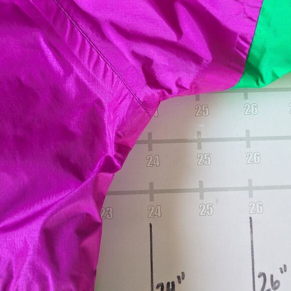 Vintage 90s Gore-Tex In Sport Windbreaker Jacket Mens M Purple Black Full Zip - Picture 7 of 8